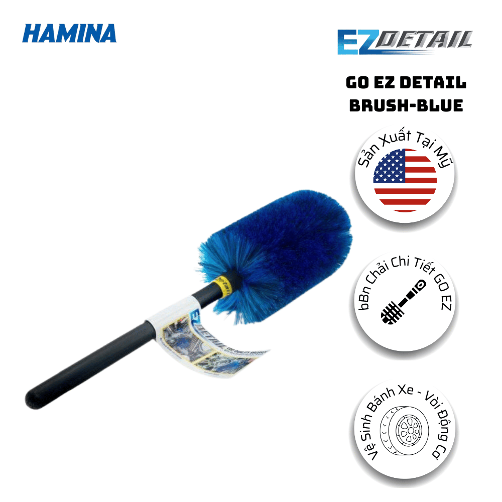  Go EZ Detail Brush-Blue – Bàn Chải Chi Tiết Go EZ 