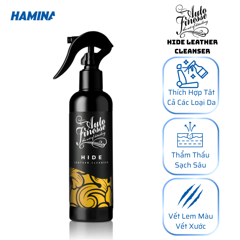  Hide Leather Cleanser - Dung Dịch Xịt Làm Sạch Đồ Nội Thất Bọc Da 