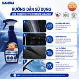  303® Automotive Interior Cleaner - Sản Phẩm Dung Dịch Vệ Sinh Cho Tất Cả Bề Mặt Nội Thất, Bao Gồm Cả Màn Hình Và Kính 