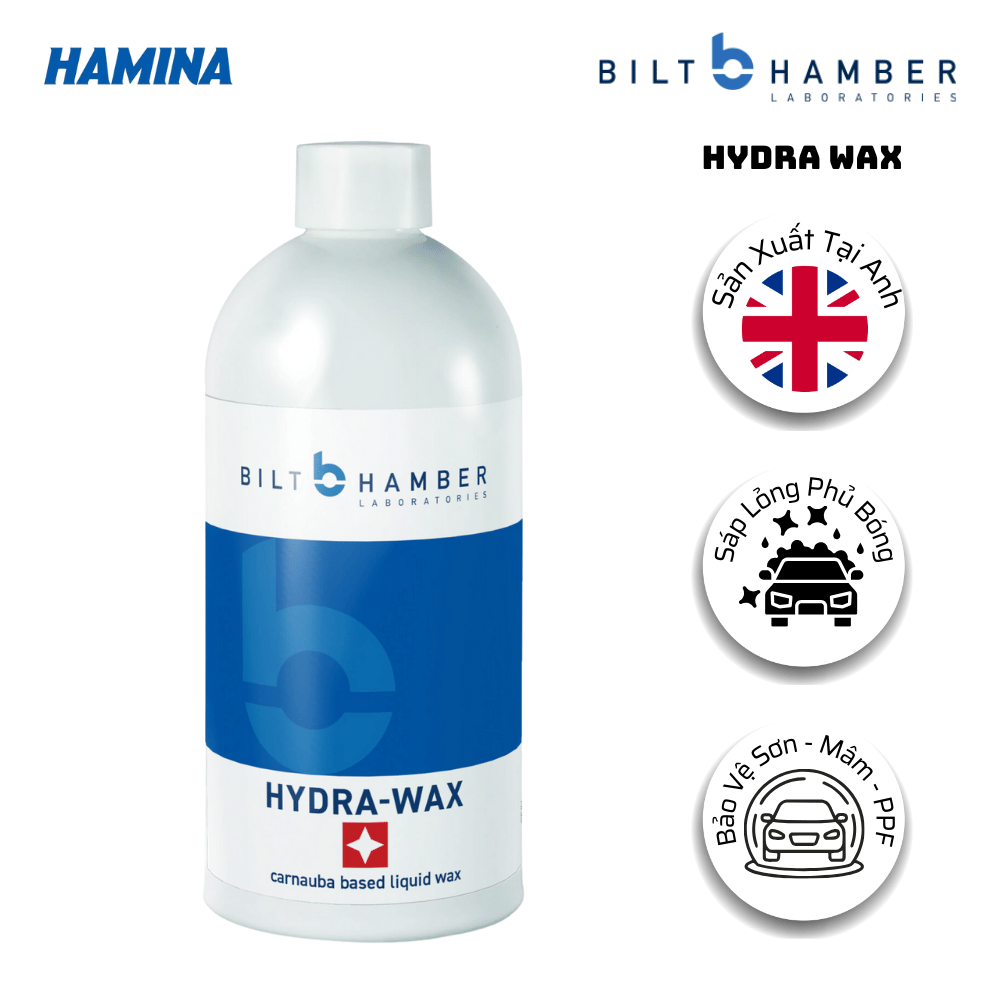  Hydra Wax - Sản Phẩm Dạng Sáp Lỏng Phủ Bóng Bảo Vệ Cho Bề Mặt Sơn, Mâm và PPF 