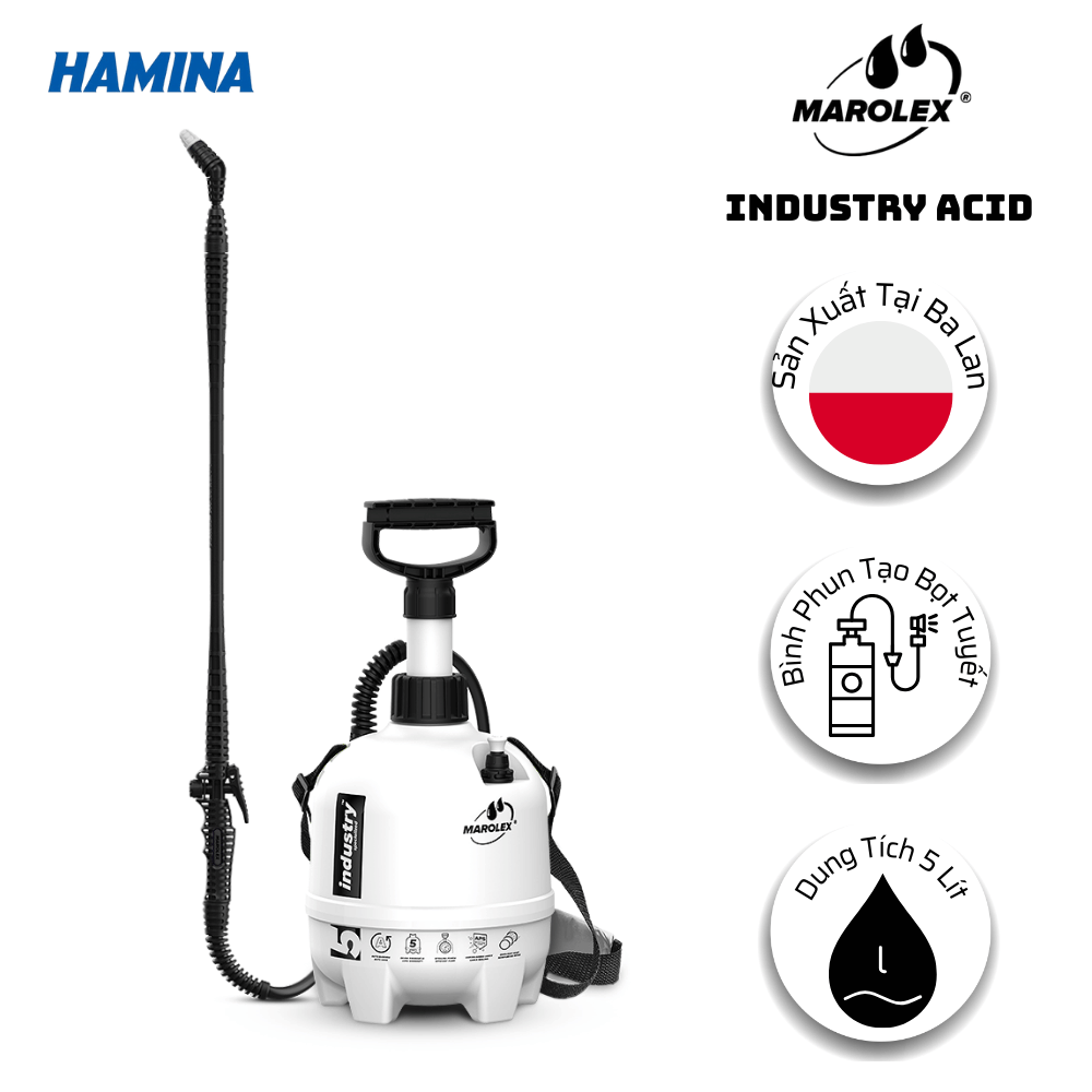  Bình Phun Áp Lực Industry Acid Marolex 
