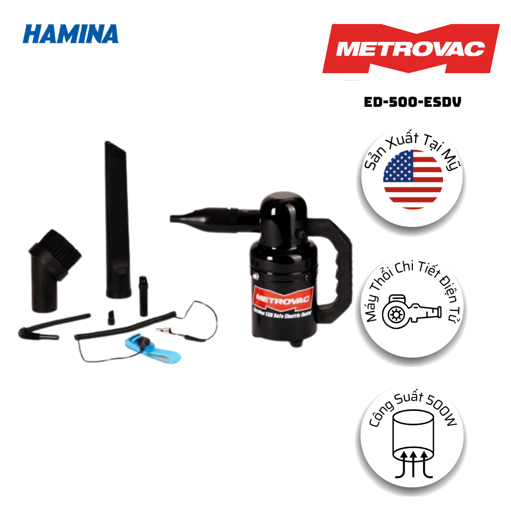  Máy Thổi Chi Tiết MetroVac ED-500-ESDV 