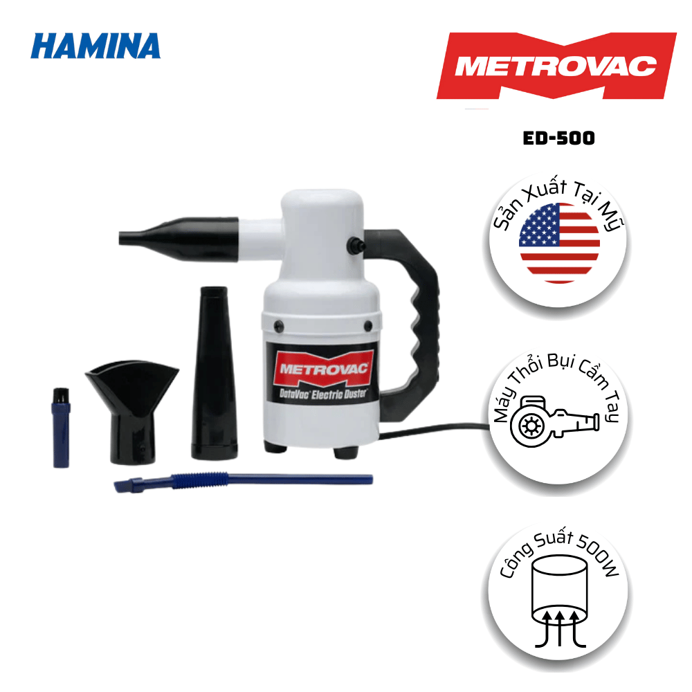  Máy Thổi Bụi Cầm Tay MetroVac ED-500 – 500W 