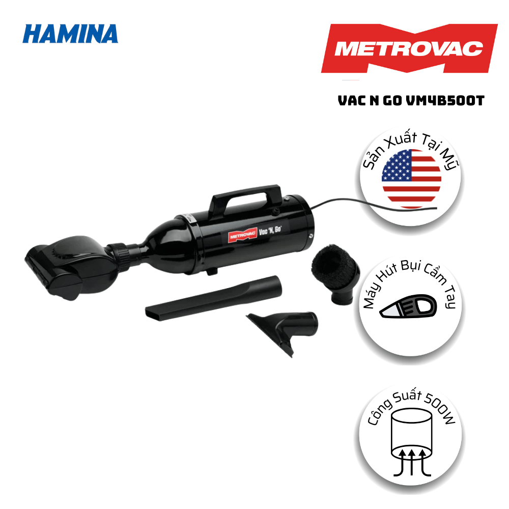  Máy Hút Bụi VAC N GO VM4B500T - Công Suất 500W 