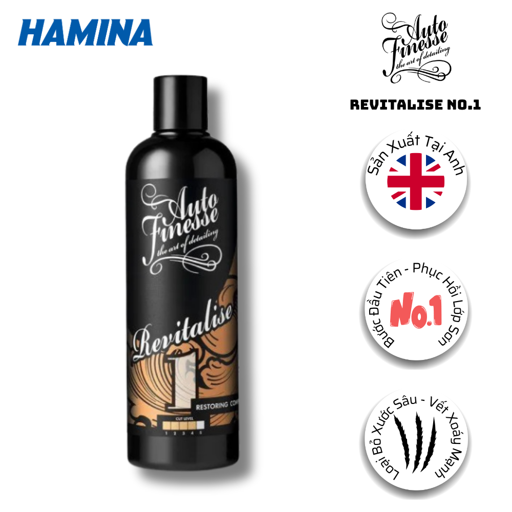  [Hàng Nhập Khẩu Anh] REVITALISE NO.1 500ML - Phục Hồi Lớp Sơn Trong 3 Bước - Hãng Auto Finesse 