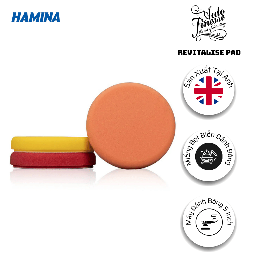  Revitalise Pad - Miếng Bọt Biển Dùng Cho Revitalise No.1/No.2/No.3 + Máy Đánh Bóng 5 Inch 