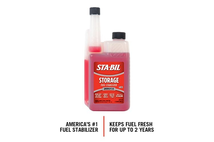  STA-BIL Fuel Stabilizer - Phụ gia ổn định nhiên liệu giữ cho nhiên liệu tươi mới 24 tháng 