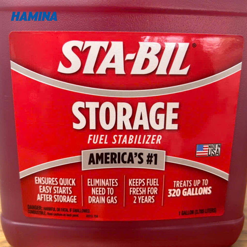  STA-BIL Storage 3.78 Lít - Phụ Gia Ổn Định Nhiên Liệu Số 1 Tại Mỹ - Phù Hợp Xe ít Đi, Xe Trưng Bày Và Các Động Cơ Mới Sản Xuất Chưa Vận Hành 