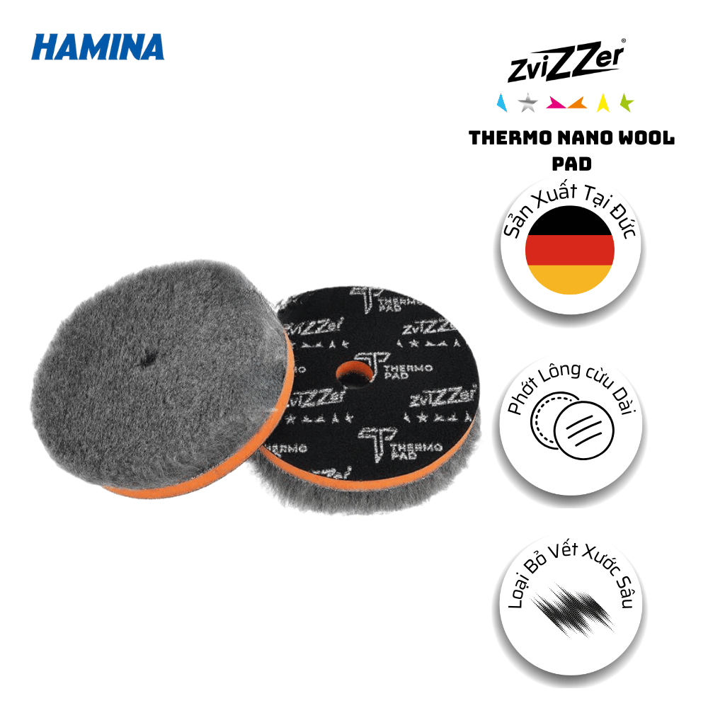  Thermo Nano Wool Pad - Phớt Lông Cừu Dài Cho Máy Đồng Tâm 