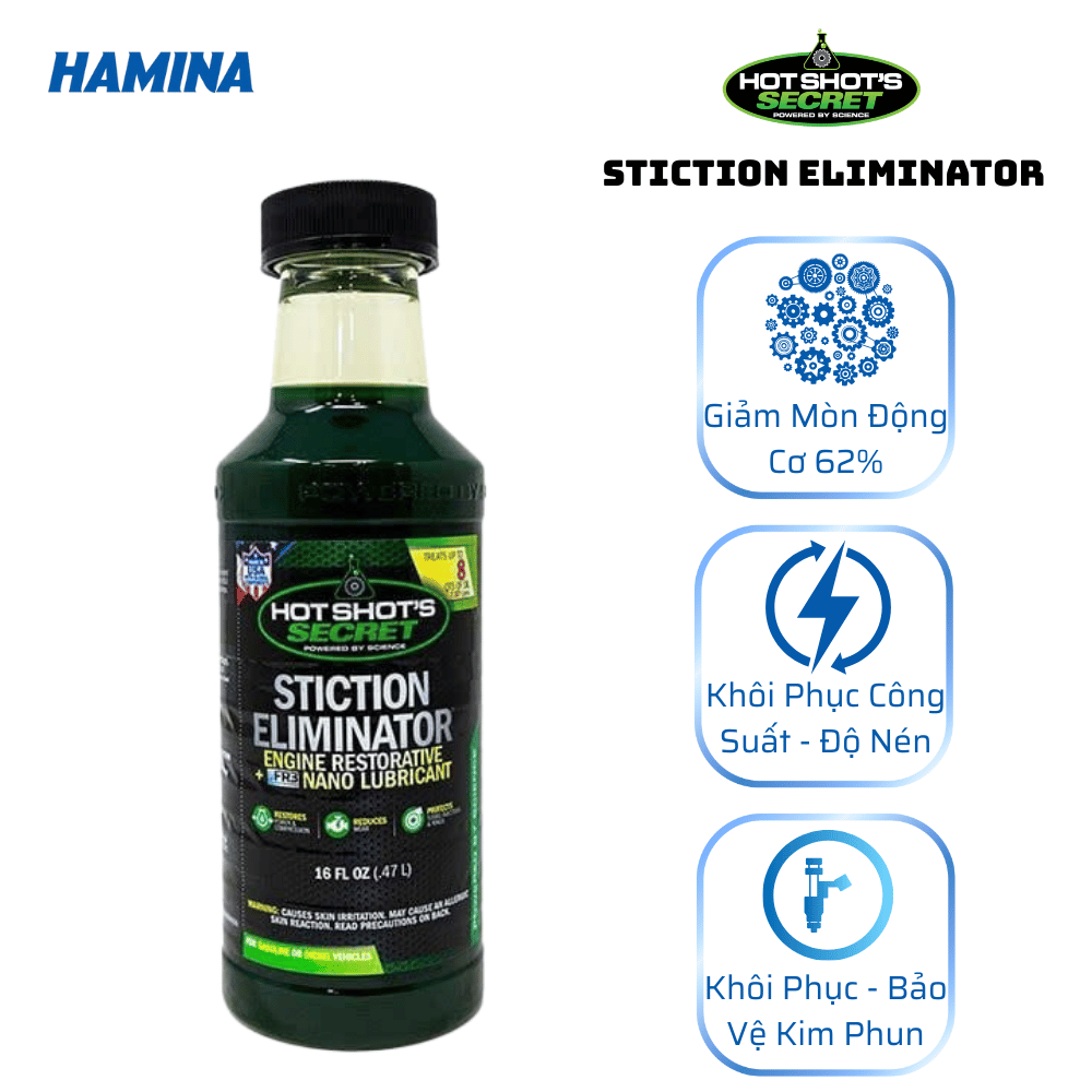  Stiction Eliminator - Phụ Gia Nhớt Làm Sạch Và Giảm Ma Sát Cho Động Cơ 