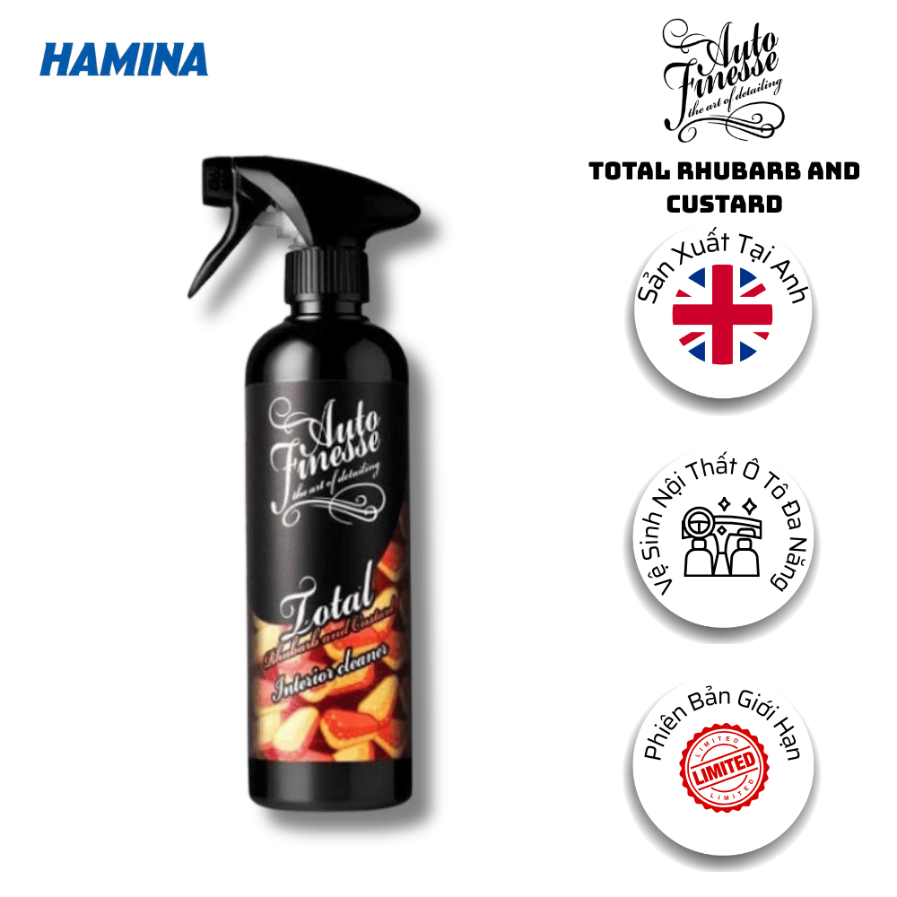  Total Rhubarb and Custard - Vệ Sinh Nội Thất Đa Năng Phiên Bản Giới Hạn 