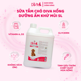  Sữa tắm dưỡng ẩm khử mùi DIVA Hồng 5L 