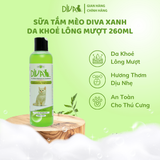  Sữa tắm mèo DIVA Kitten gel giúp da khoẻ, lông mượt 260ml 