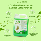  Sữa tắm mèo DIVA Kitten gel giúp da khoẻ, lông mượt 2L 