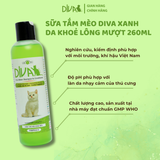  Sữa tắm mèo DIVA Kitten gel giúp da khoẻ, lông mượt 260ml 