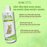  Sữa tắm mèo DIVA Kitten gel giúp da khoẻ, lông mượt 400ml 