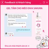  Gel tắm cho mèo DIVA Sakura 55ml 