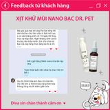  Chai xịt khử mùi Nano Bạc cho thú cưng DIVA Dr. Pet 50ml 