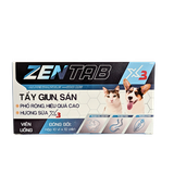  Thuốc xổ giun Diva Zentab x3 Hương Sữa 