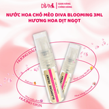  Nước hoa cao cấp dành cho thú cưng DIVA Blooming Peony - Hương hoa dịu ngọt 3ml 