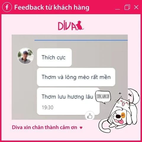  Sữa tắm chó mèo DIVA Xanh lá 260ml 