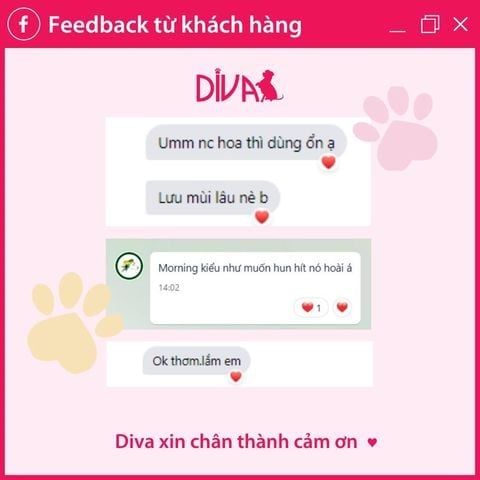  Nước hoa cao cấp cho thú cưng DIVA Fresh Morning - Sương sớm mát lành 30ml 