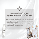  Chai xịt khử mùi Nano Bạc cho thú cưng DIVA Dr. Pet 100ml 