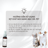  Chai xịt khử mùi Nano Bạc cho thú cưng DIVA Dr. Pet 50ml 