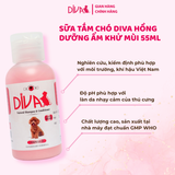  Sữa tắm chó dưỡng ẩm khử mùi DIVA Hồng 55ml 
