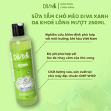  Sữa tắm chó mèo DIVA Xanh lá 260ml 