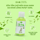  Sữa tắm chó mèo DIVA Xanh Lá 55ml 