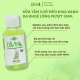  Sữa tắm chó mèo DIVA Xanh Lá 55ml 