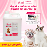  Sữa tắm dưỡng ẩm khử mùi DIVA Hồng 5L 
