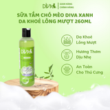  Sữa tắm chó mèo DIVA Xanh lá 260ml 