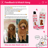  Sữa tắm chó dưỡng ẩm khử mùi DIVA Hồng 55ml 