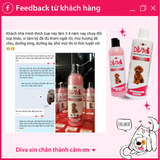  Sữa tắm chó dưỡng ẩm khử mùi DIVA Hồng 55ml 
