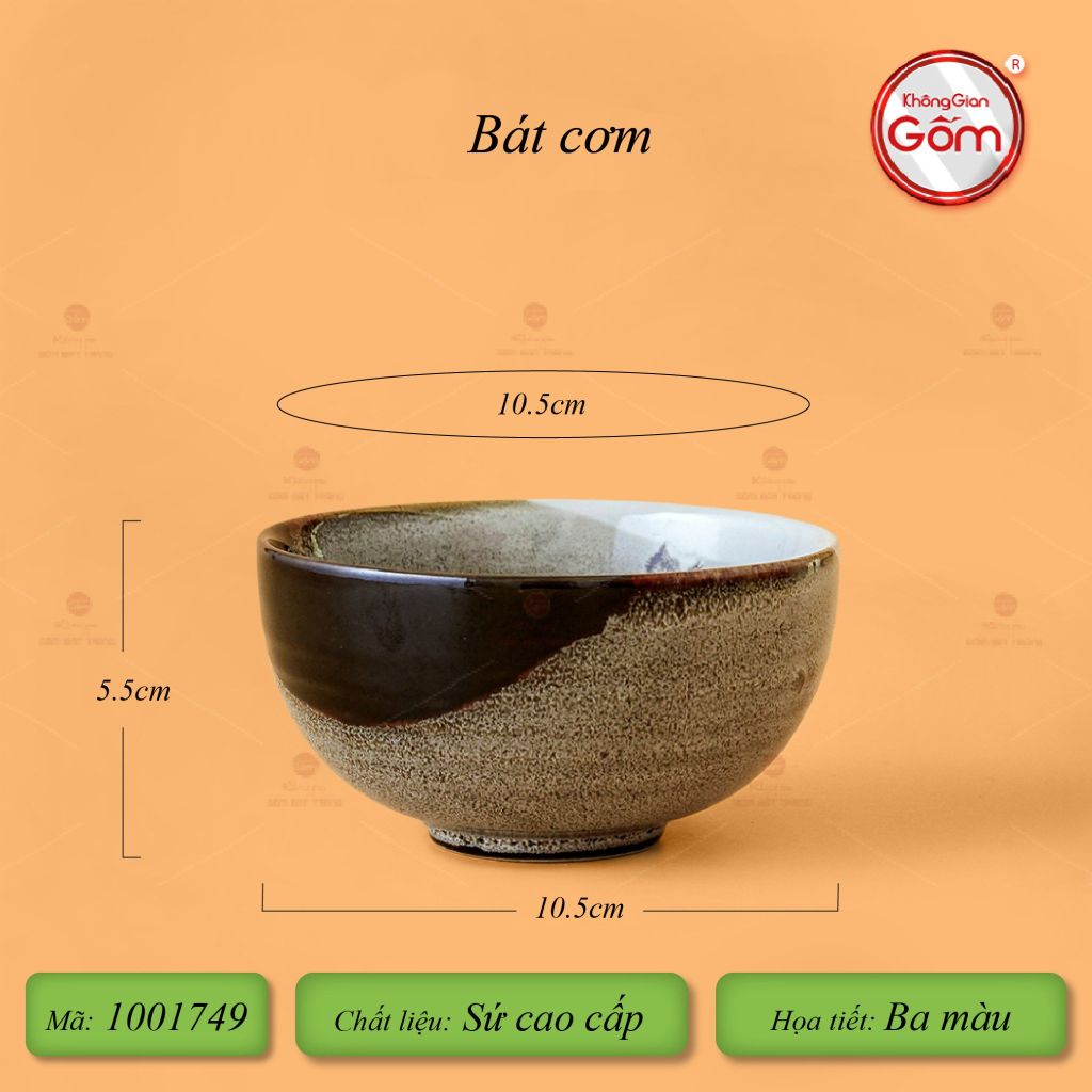 Bộ Bàn Ăn 6 Người (12 món) Men Hỏa Biến Ba Màu