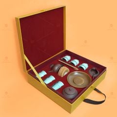 Bộ Ấm Chén An Thổ Túc Cao Cấp Tay Cầm (25 Món)