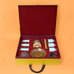 Bộ Ấm Chén An Thổ Túc Cao Cấp Tay Cầm (25 Món)