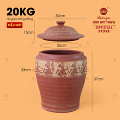 Hũ Gạo Trống Đồng Vàng