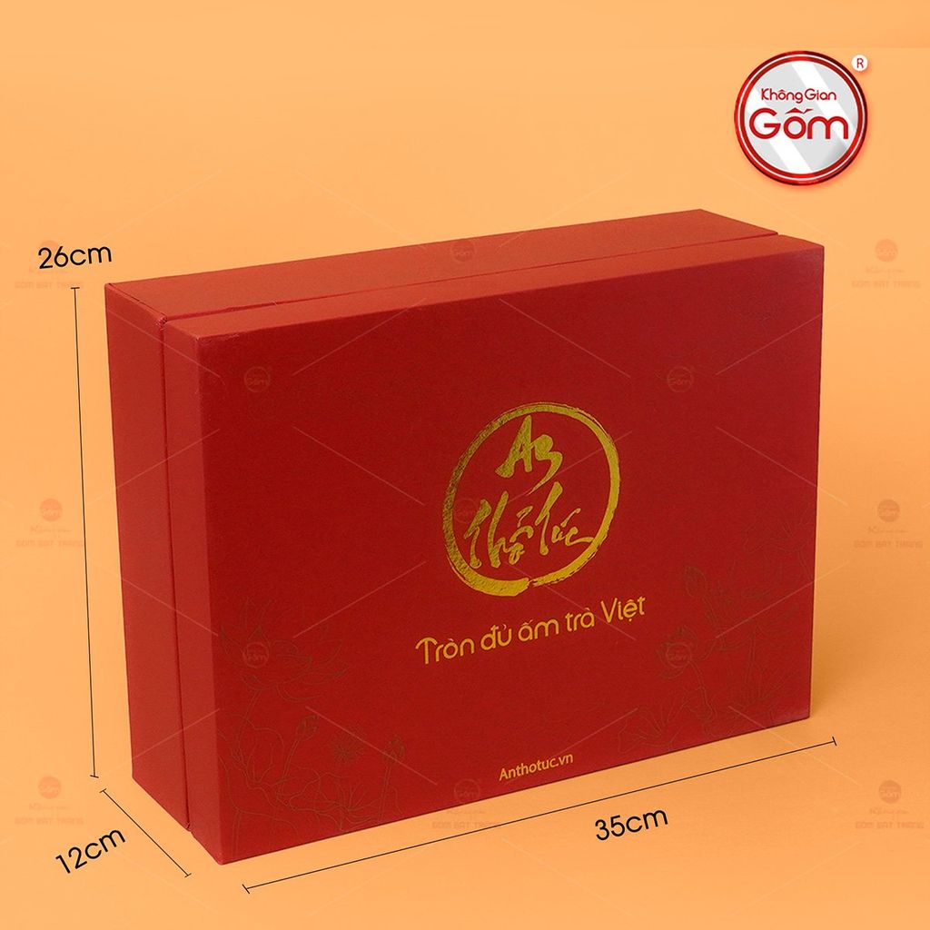 Bộ Ấm Chén An Thổ Túc Quai Ngang (Chén Men Tro)