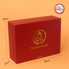 Bộ Ấm Chén An Thổ Túc Trăng To Dáng Mới (Chén Men Tro)