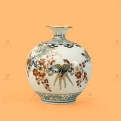 Quả Hút Lộc Thuận Buồm Xuôi Gió Hồng Vận Én Đào Vẽ Vàng