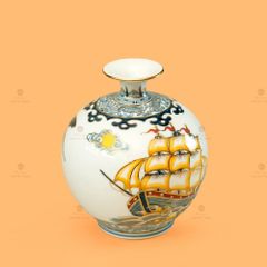 Quả Hút Lộc Thuận Buồm Xuôi Gió Hồng Vận Én Đào Vẽ Vàng