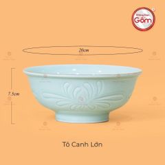 Bộ Bàn Ăn 10 Người (21 Món) Men Ngọc Vân Hoa Cúc Kẻ Vàng