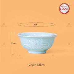 Bộ Bàn Ăn 10 Người (21 Món) Men Ngọc Vân Hoa Cúc Kẻ Vàng