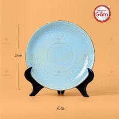 Bộ Bàn Ăn 6 Người (11 Món) Men Ngọc Vân Hoa Cúc Kẻ Vàng