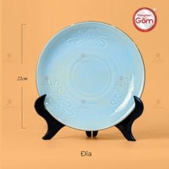 Bộ Bàn Ăn 4 Người (9 Món) Men Ngọc Vân Hoa Cúc Kẻ Vàng