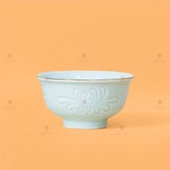 Bộ Bàn Ăn 6 Người (11 Món) Men Ngọc Vân Hoa Cúc Kẻ Vàng