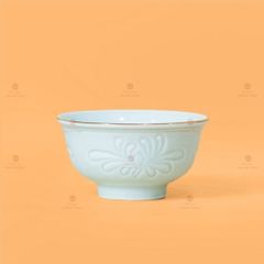 Bộ Bàn Ăn 4 Người (9 Món) Men Ngọc Vân Hoa Cúc Kẻ Vàng